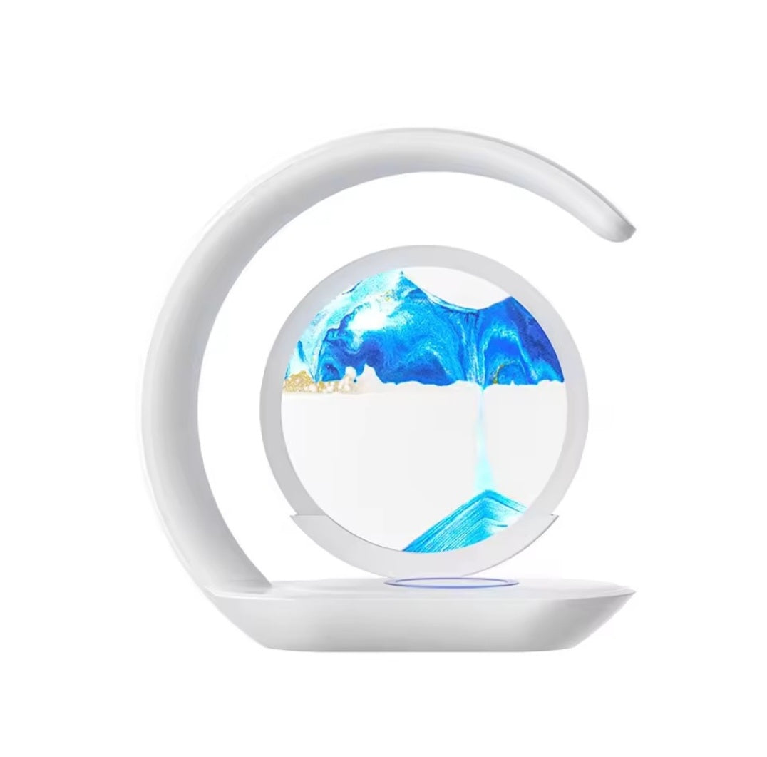 Wireless charging LED station